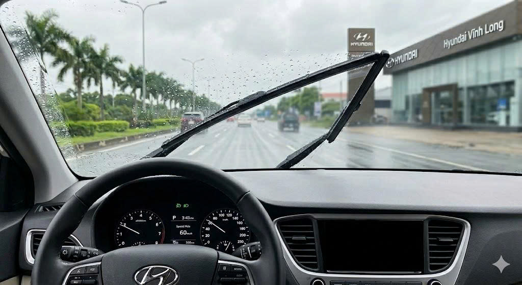 Điều chỉnh độ nhạy gạt mưa tự động